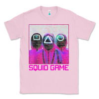 Bubblegum Pink spoky squids games Classic Tee - linhVisuals