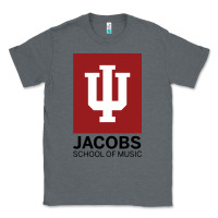 Charcoal Heather jacobs, school of music Classic Tee - linhVisuals