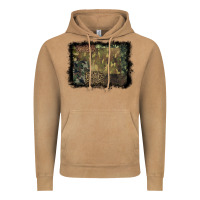 Camouflage Leopard Background Vintage Hoodie | Teevron