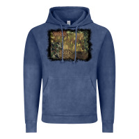 Vintage Denim camouflage leopard background Vintage Hoodie - BarkalooDesign