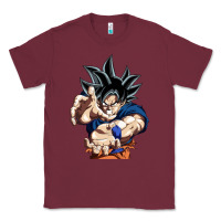 Burgundy goku utra instinct Classic Tee - linhVisuals