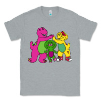 Heather Grey barney legendary Classic Tee - linhVisuals