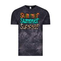 Cloud Black summer western Vintage Tee - RacoonDesign