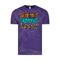 Cloud Purple summer western Vintage Tee - RacoonDesign