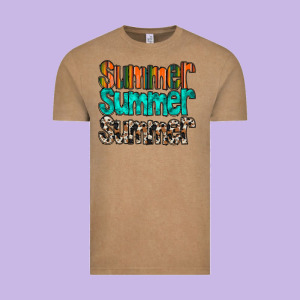 Summer Western Vintage Tee Designed By Racoondesign