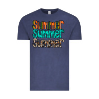 Vintage Denim summer western Vintage Tee - RacoonDesign