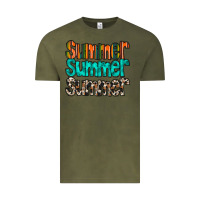 Vintage Olive summer western Vintage Tee - RacoonDesign