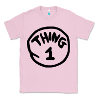 Bubblegum Pink thing 1 thing 2 buddies lover Classic Tee - linhVisuals