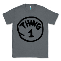 Charcoal Heather thing 1 thing 2 buddies lover Classic Tee - linhVisuals