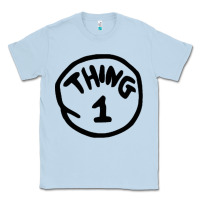 Dusty Blue thing 1 thing 2 buddies lover Classic Tee - linhVisuals