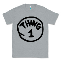 Heather Grey thing 1 thing 2 buddies lover Classic Tee - linhVisuals