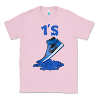 Bubblegum Pink 1 retro high og dark marina blue tee shoes dripping got em t shirt Classic Tee - linhVisuals