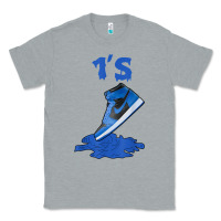 Heather Grey 1 retro high og dark marina blue tee shoes dripping got em t shirt Classic Tee - linhVisuals