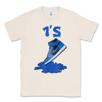 Natural 1 retro high og dark marina blue tee shoes dripping got em t shirt Classic Tee - linhVisuals