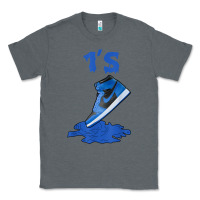Charcoal Heather 1 retro high og dark marina blue tee shoes dripping got em t shirt Classic Tee - linhVisuals