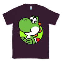 Plum Cartoon Yoshi Classic Tee - linhVisuals