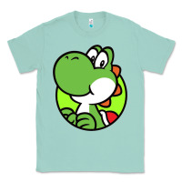 Seafoam Cartoon Yoshi Classic Tee - linhVisuals