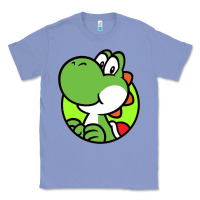 Colony Blue Cartoon Yoshi Classic Tee - linhVisuals