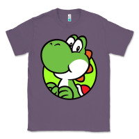 Lavender Cartoon Yoshi Classic Tee - linhVisuals