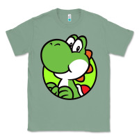 Sage Cartoon Yoshi Classic Tee - linhVisuals