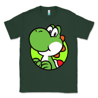 Sports Green Cartoon Yoshi Classic Tee - linhVisuals