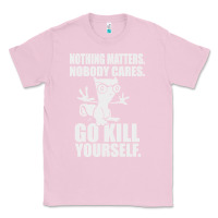 Bubblegum Pink kill yourself classic foamy the squirrel Classic Tee - linhVisuals