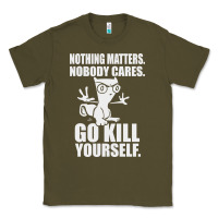 Army Green kill yourself classic foamy the squirrel Classic Tee - linhVisuals