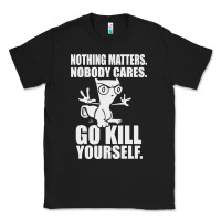 Black kill yourself classic foamy the squirrel Classic Tee - linhVisuals