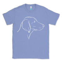 Colony Blue weimaraner t  shirt weimaraner dog line art Classic Tee - linhVisuals