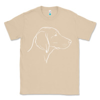 Mushroom weimaraner t  shirt weimaraner dog line art Classic Tee - linhVisuals