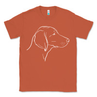 Copper weimaraner t  shirt weimaraner dog line art Classic Tee - linhVisuals