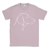 Lilac weimaraner t  shirt weimaraner dog line art Classic Tee - linhVisuals