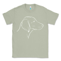 Matcha weimaraner t  shirt weimaraner dog line art Classic Tee - linhVisuals
