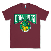 Burgundy ballhogs-Lovers Classic Tee - linhVisuals