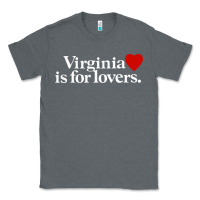 Charcoal Heather VIRGINIA IS FOR LOVERS Classic Tee - linhVisuals