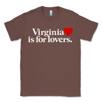 Chestnut VIRGINIA IS FOR LOVERS Classic Tee - linhVisuals