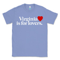 Colony Blue VIRGINIA IS FOR LOVERS Classic Tee - linhVisuals