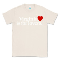 Natural VIRGINIA IS FOR LOVERS Classic Tee - linhVisuals