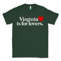 Sports Green VIRGINIA IS FOR LOVERS Classic Tee - linhVisuals