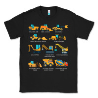 Black construction excavator vehicle boys builder heavy equipment t shirt Classic Tee - linhVisuals