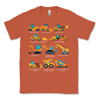 Copper construction excavator vehicle boys builder heavy equipment t shirt Classic Tee - linhVisuals