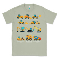 Matcha construction excavator vehicle boys builder heavy equipment t shirt Classic Tee - linhVisuals