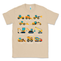 Mushroom construction excavator vehicle boys builder heavy equipment t shirt Classic Tee - linhVisuals