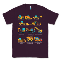 Plum construction excavator vehicle boys builder heavy equipment t shirt Classic Tee - linhVisuals