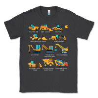Smoke construction excavator vehicle boys builder heavy equipment t shirt Classic Tee - linhVisuals