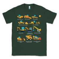 Sports Green construction excavator vehicle boys builder heavy equipment t shirt Classic Tee - linhVisuals