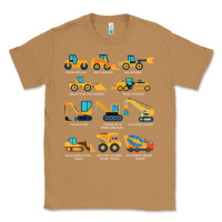 Toasted Coconut construction excavator vehicle boys builder heavy equipment t shirt Classic Tee - linhVisuals