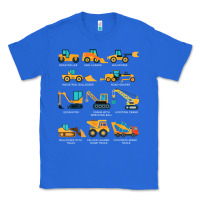 True Royal construction excavator vehicle boys builder heavy equipment t shirt Classic Tee - linhVisuals