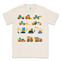 Natural construction excavator vehicle boys builder heavy equipment t shirt Classic Tee - linhVisuals