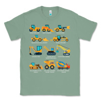 Sage construction excavator vehicle boys builder heavy equipment t shirt Classic Tee - linhVisuals